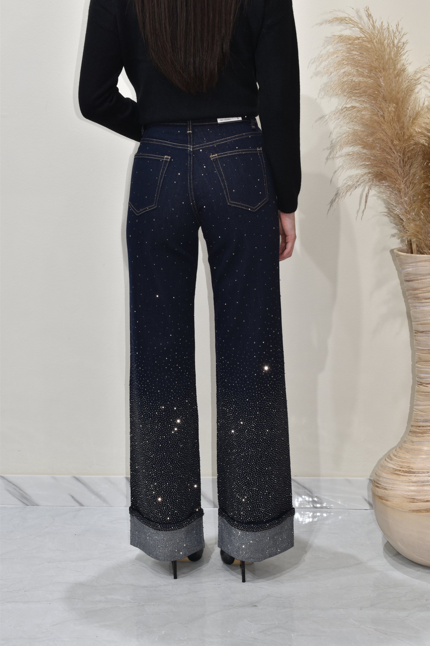 jeans donna scintillio-fx1315