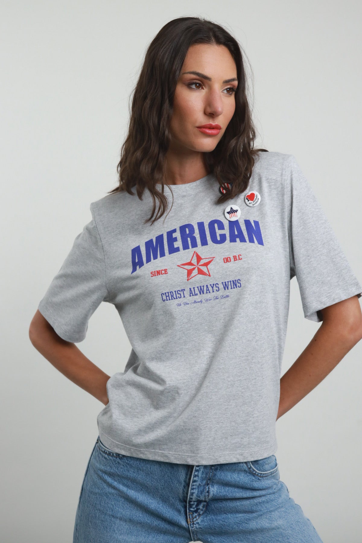 T-shirt spalline