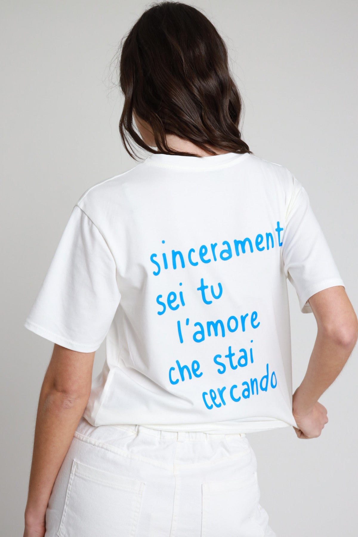 sinceramente t-shirt over donna susy mix-si245m