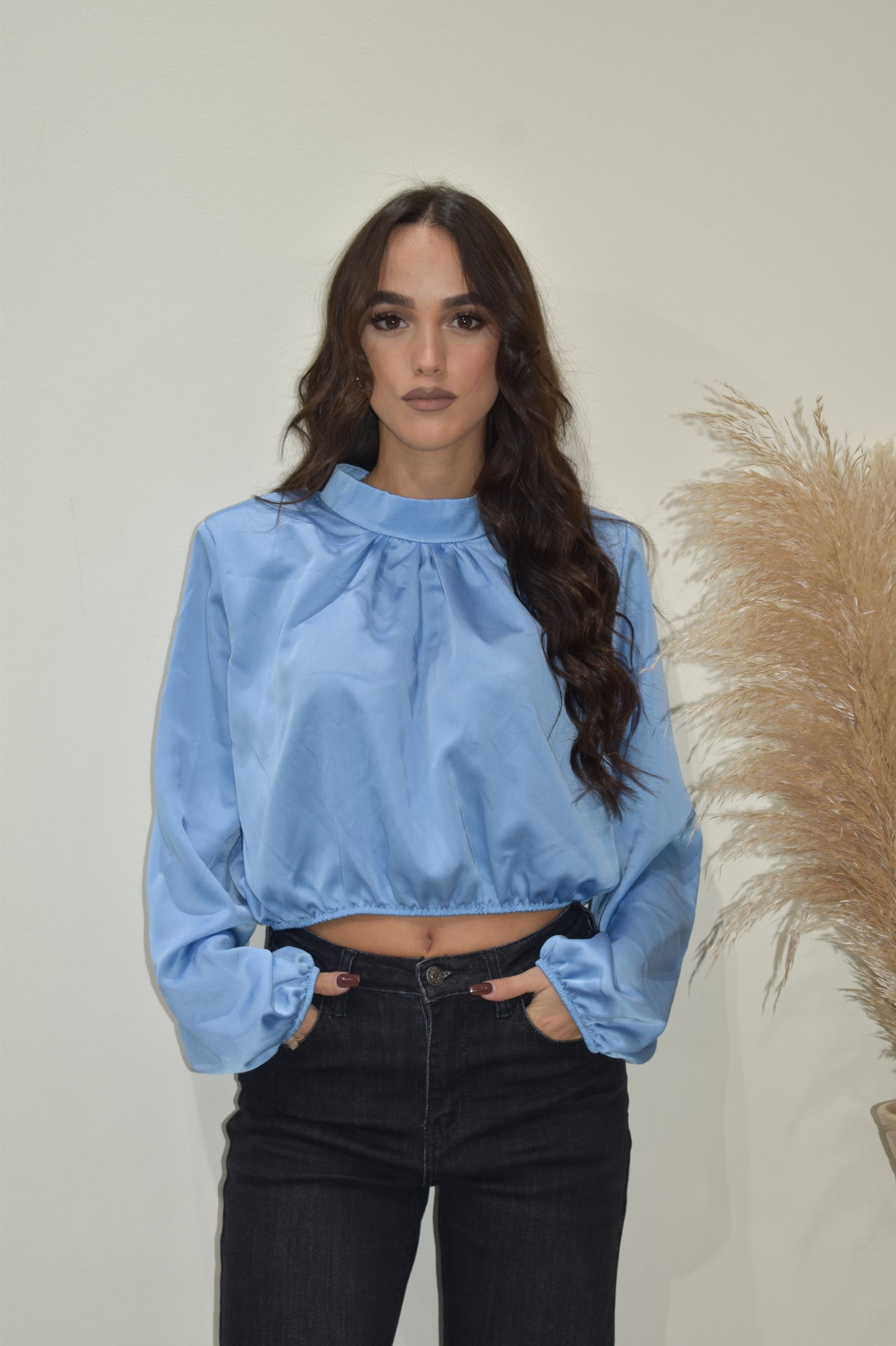 blusa crop donna-in6367