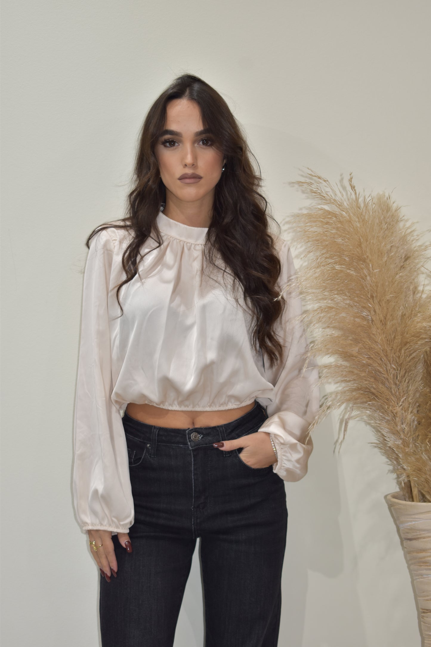 blusa crop donna-in6367