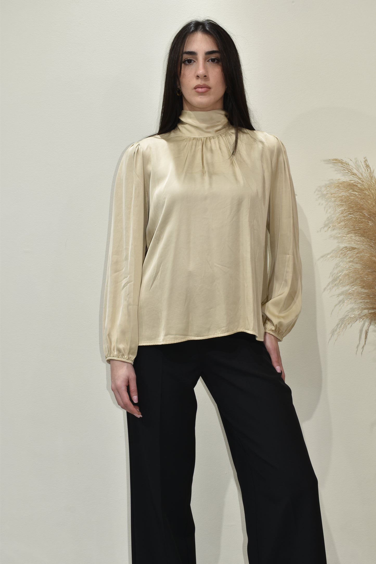 blusa elegante donna karlek-blu000021