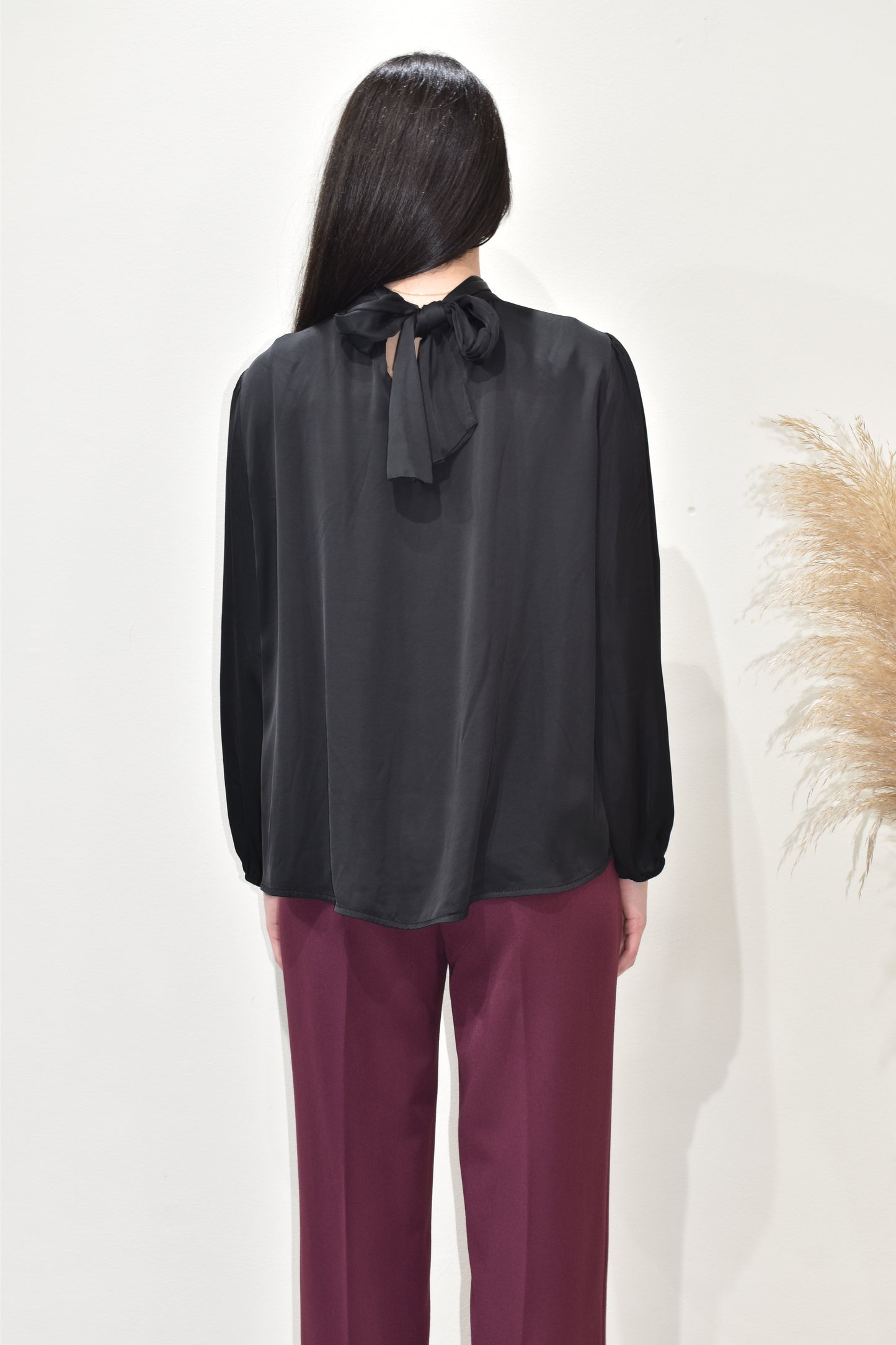 blusa elegante donna karlek-blu000021