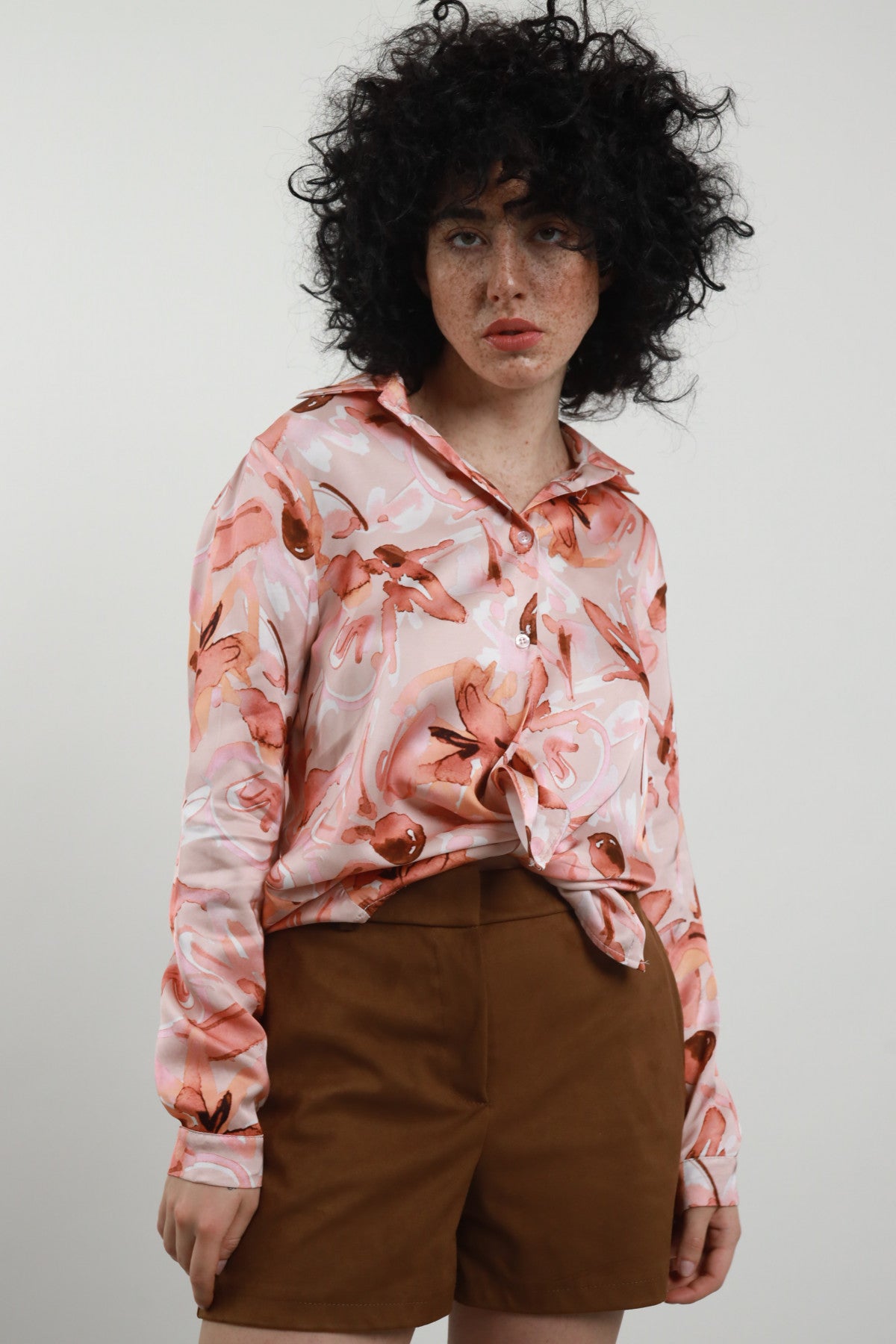 camicia donna floreale susymix-z098