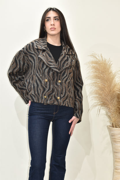 Cappotto Donna Crop Karlek-CAP000001