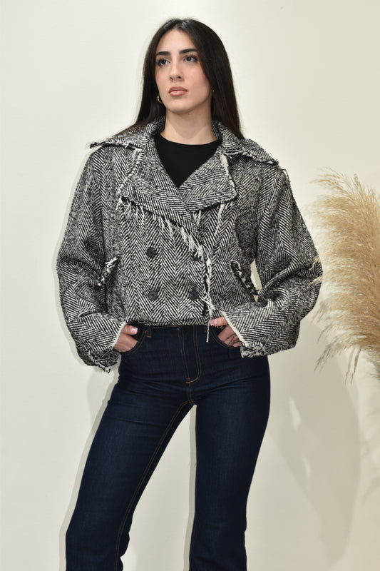 Cappotto Donna Crop Karlek-GIU000012