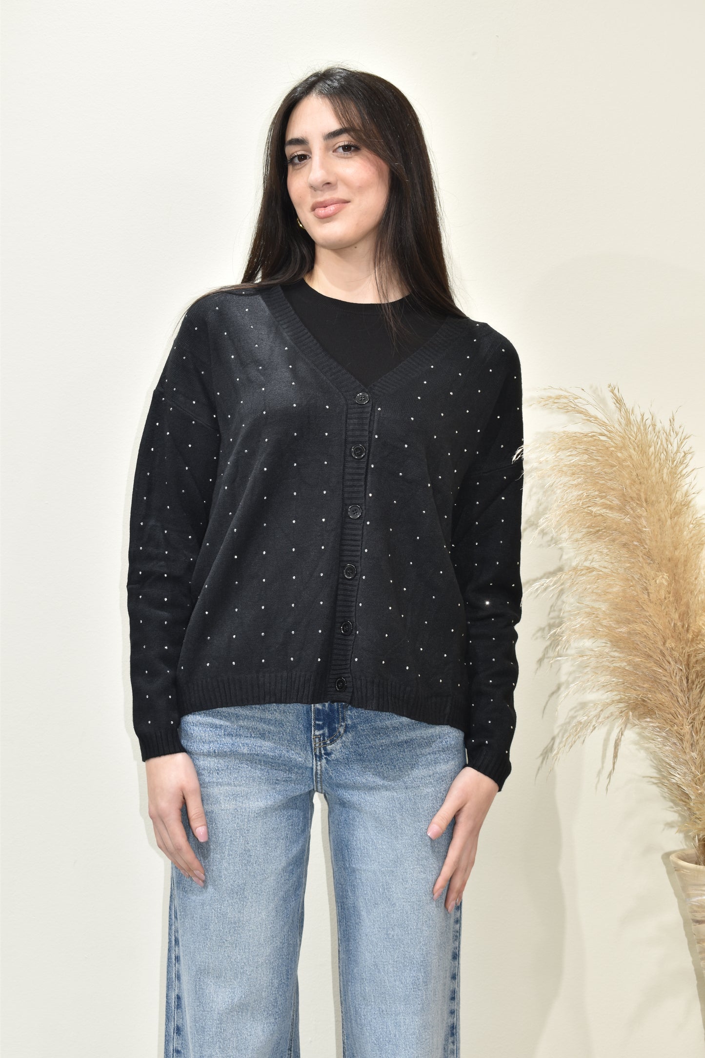 cardigan donna strass-y2687