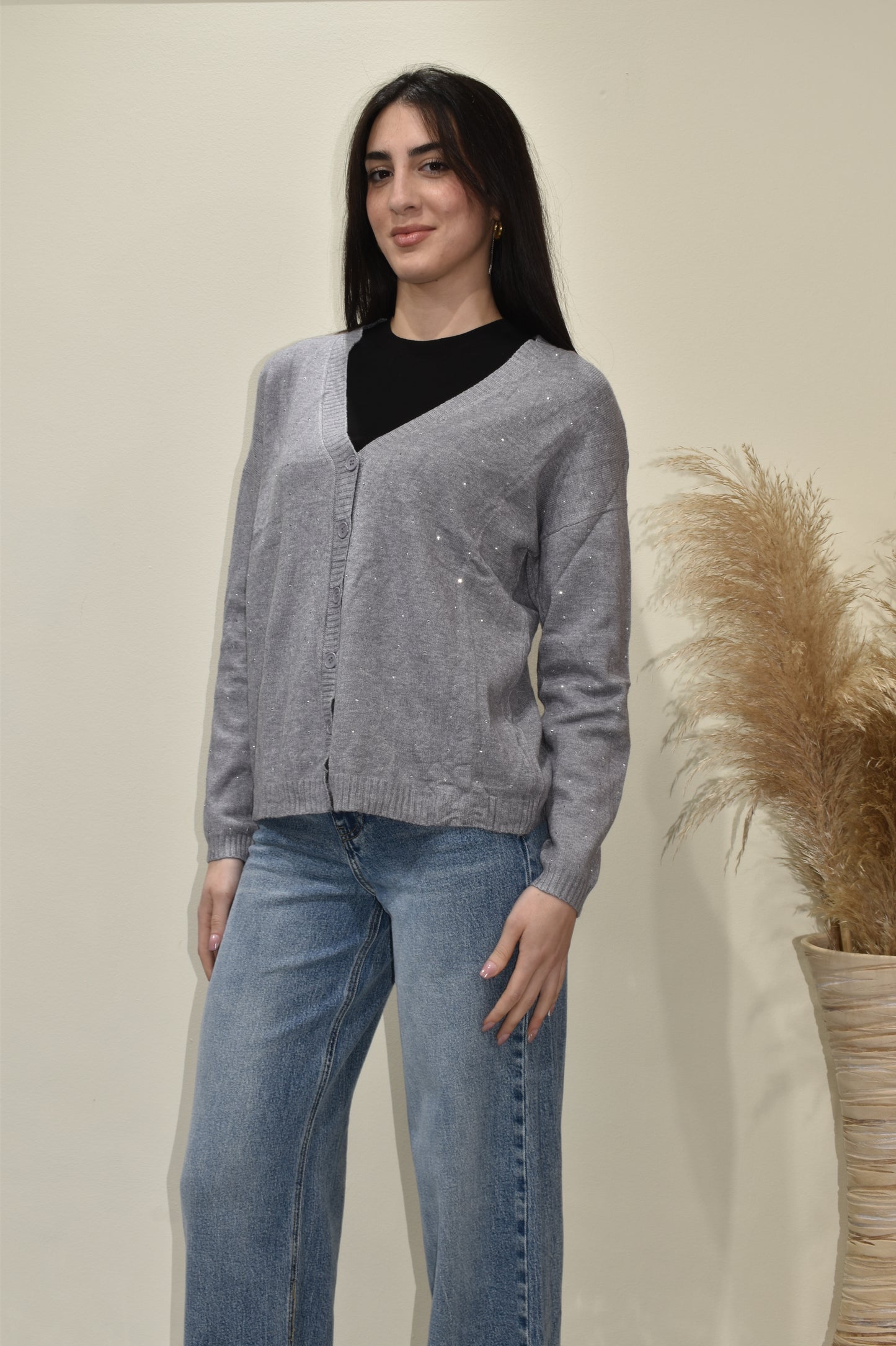 cardigan donna strass-y2687