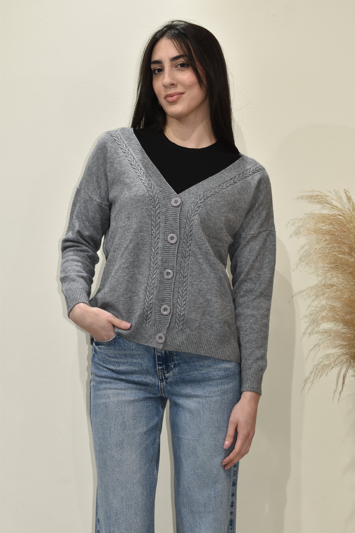 cardigan donna treccia zahir-53539614