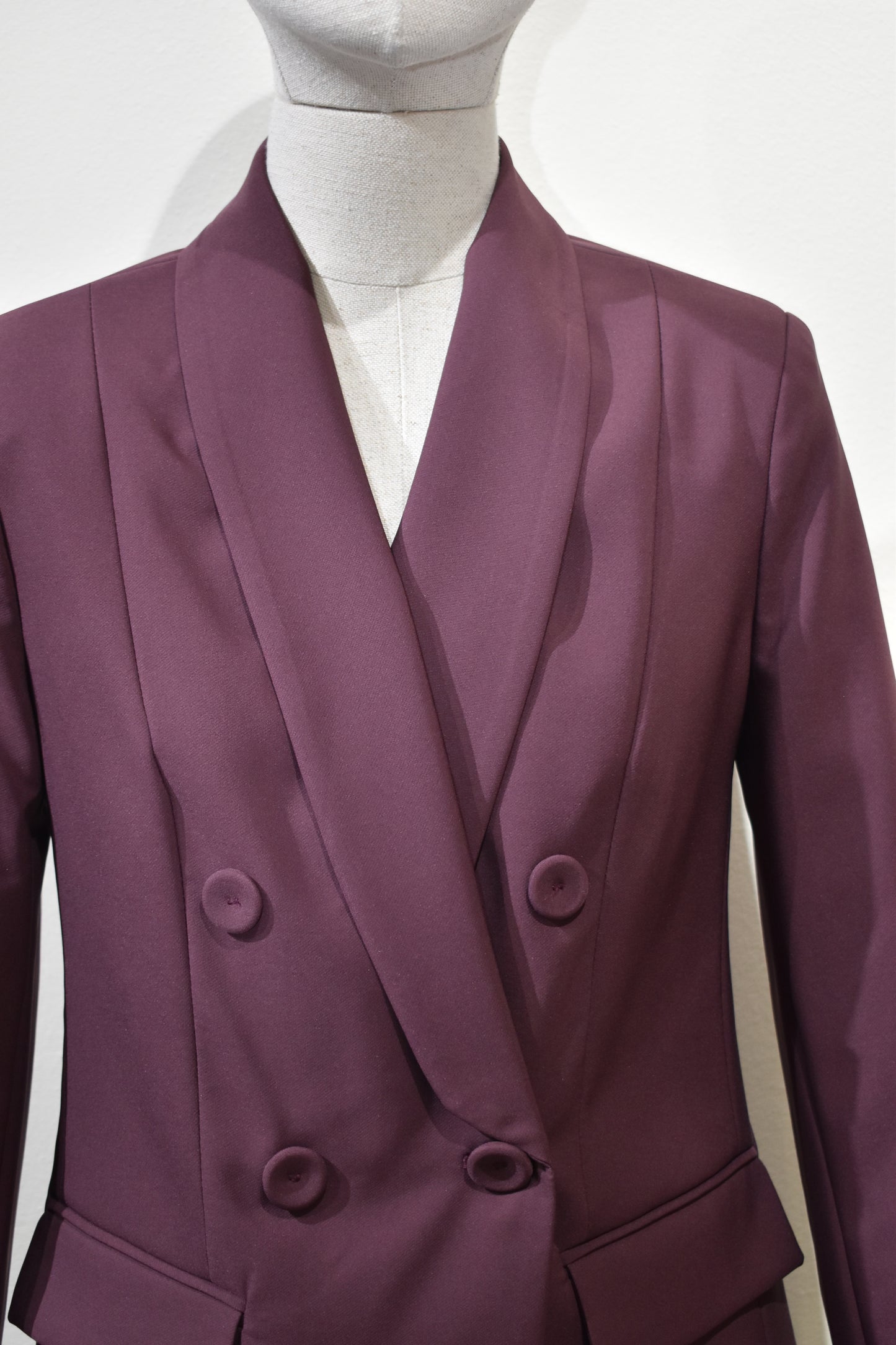 Blazer doppio petto bordeaux