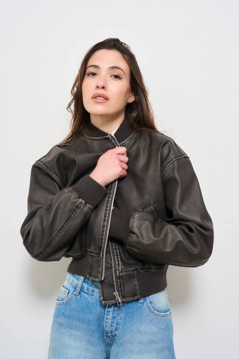 giubbotto donna ecopelle susymix-248505