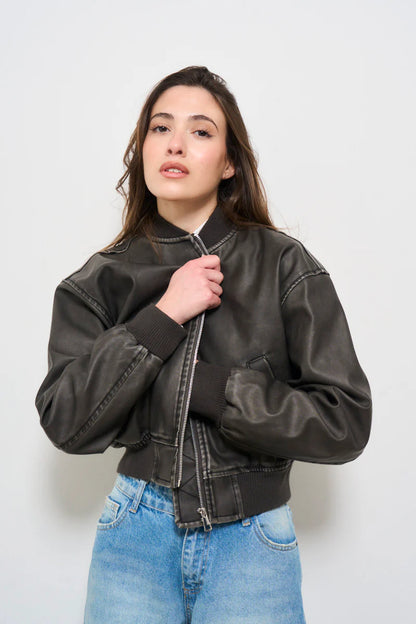 Giubbotto Donna Ecopelle SUSYMIX-248505