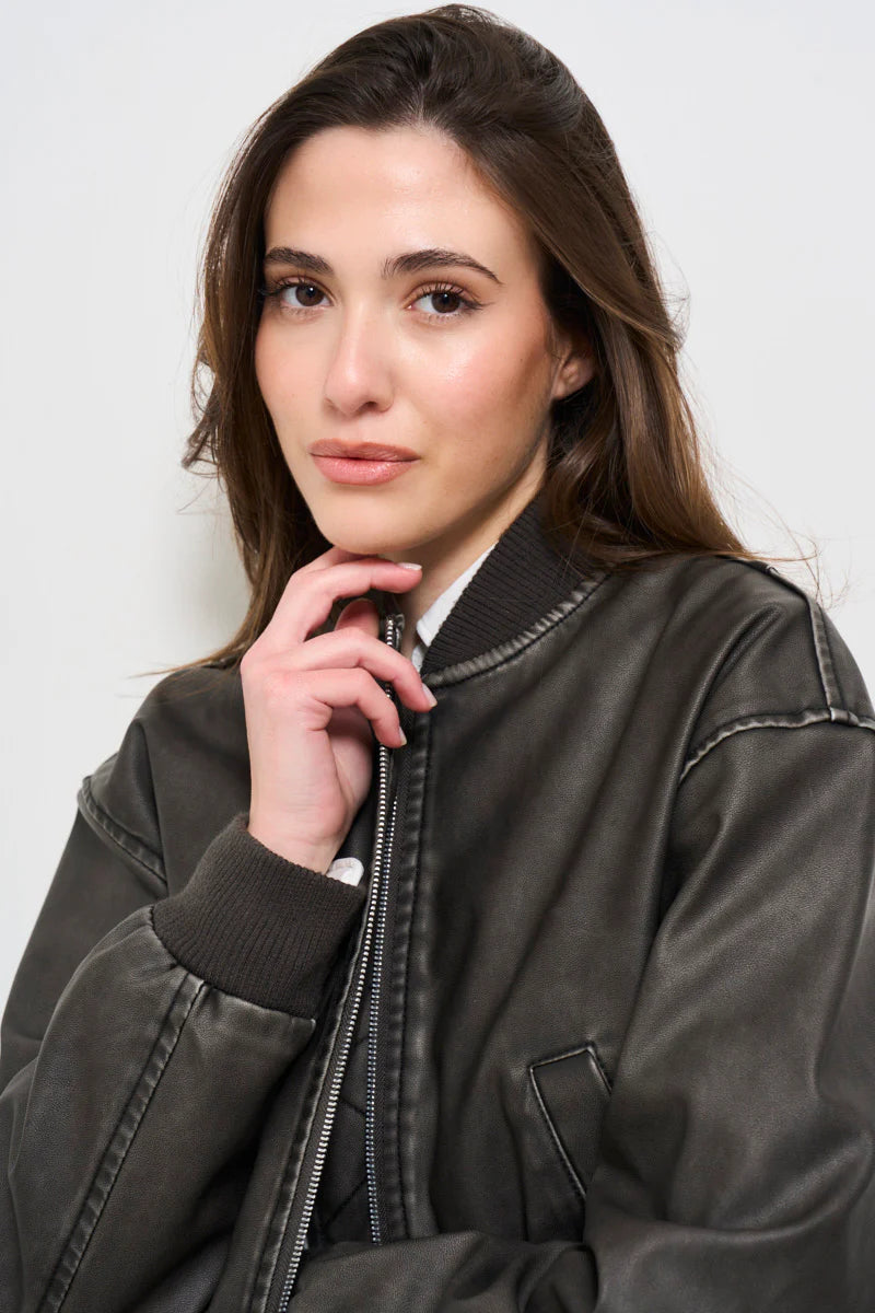 giubbotto donna ecopelle susymix-248505