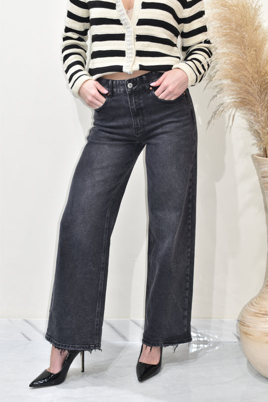 Jeans Donna Sfrangiato-H5002