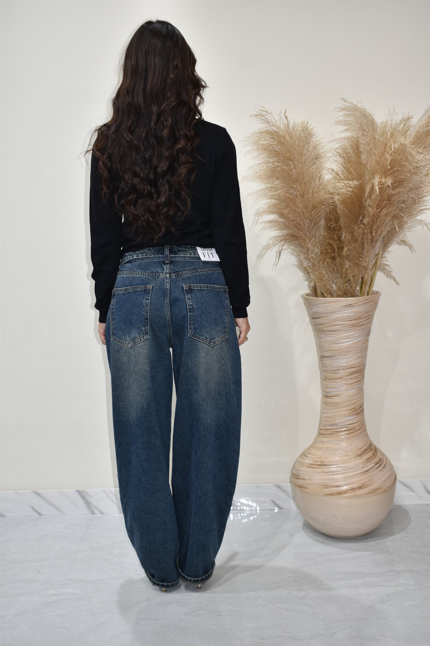 jeans donna mom fit -f32130