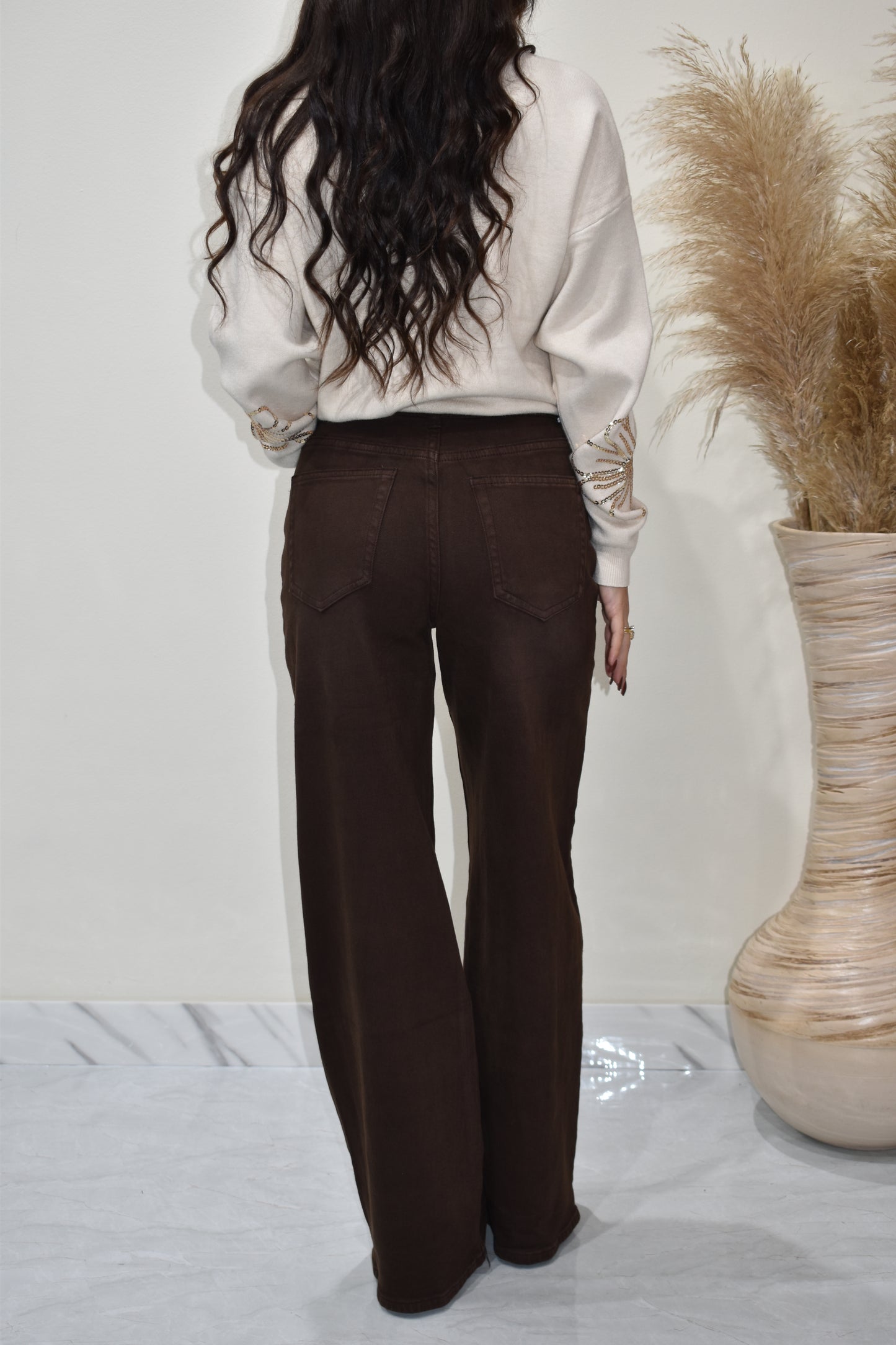 jeans donna palazzo -h5150