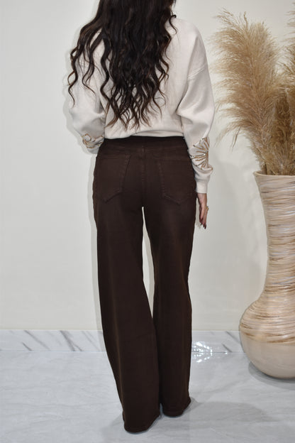 Jeans Donna Palazzo -H5150