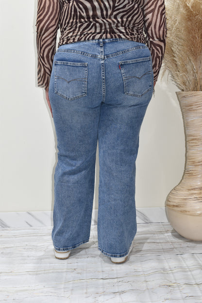 Jeans Palazzo Donna Curvy-R927