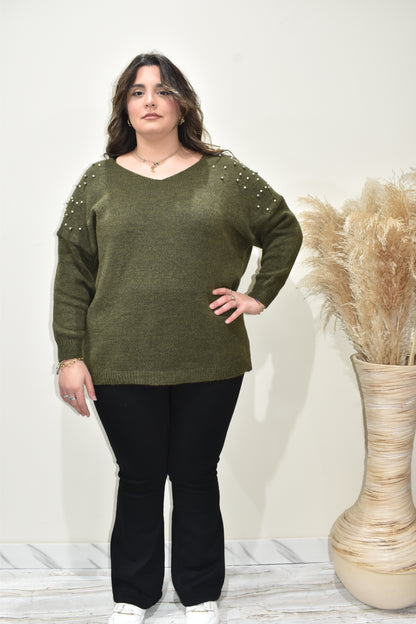 Maglia A V Donna Curvy