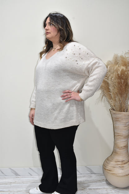 Maglia A V Donna Curvy
