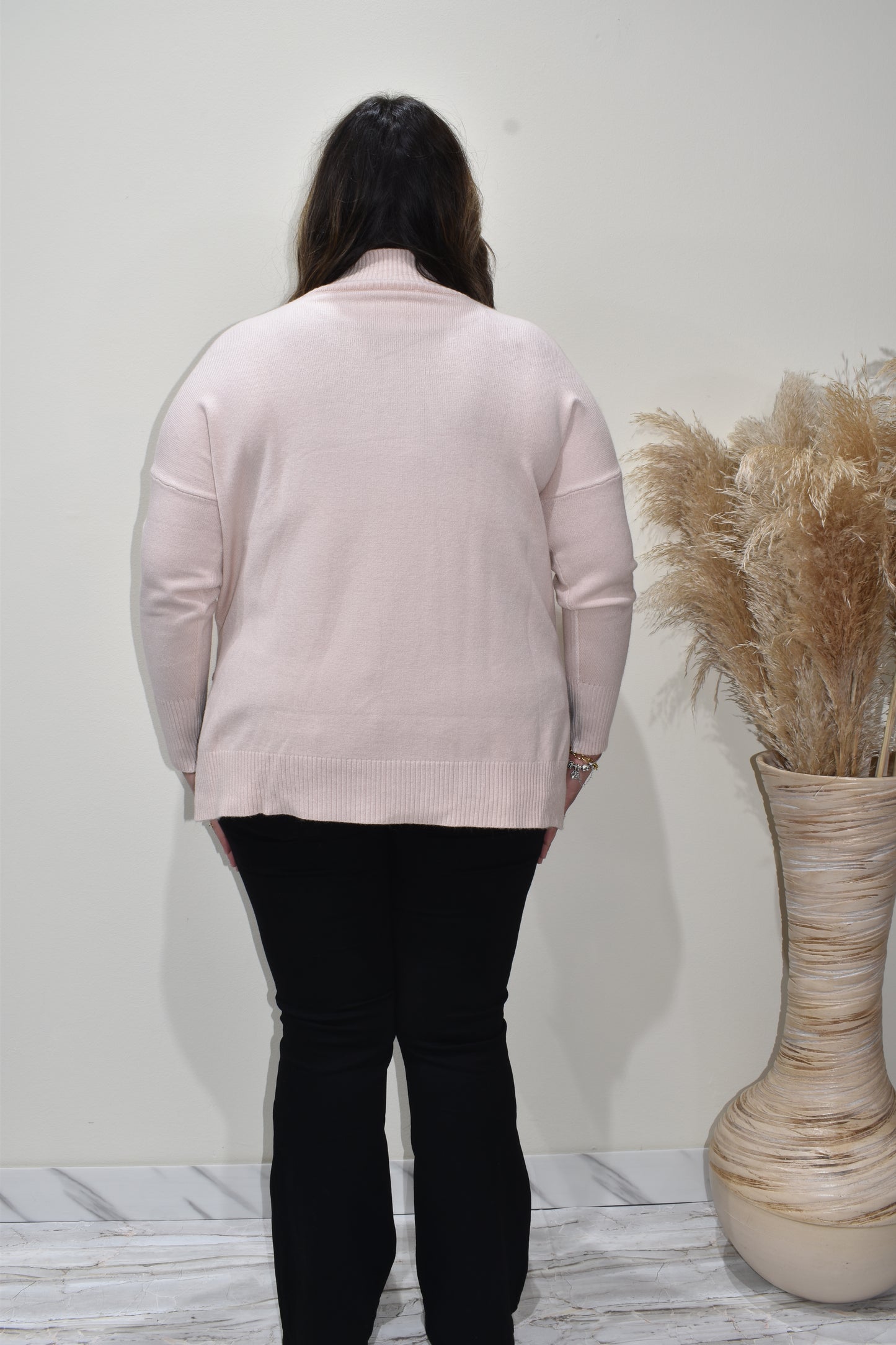 maglia donna pistagna curvy-al010