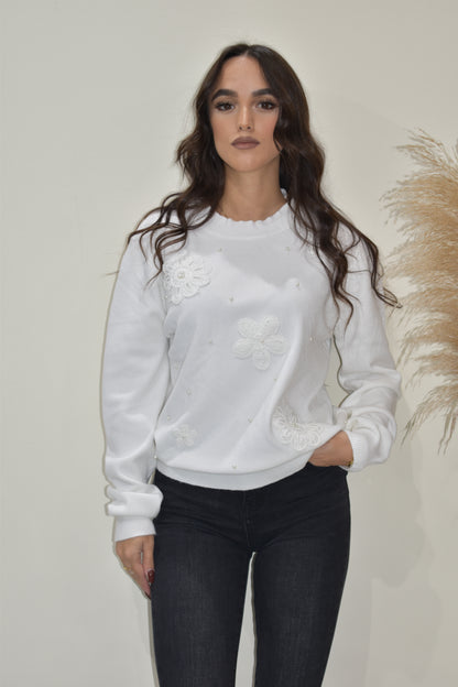 Maglia Donna Fiori -OJD81156