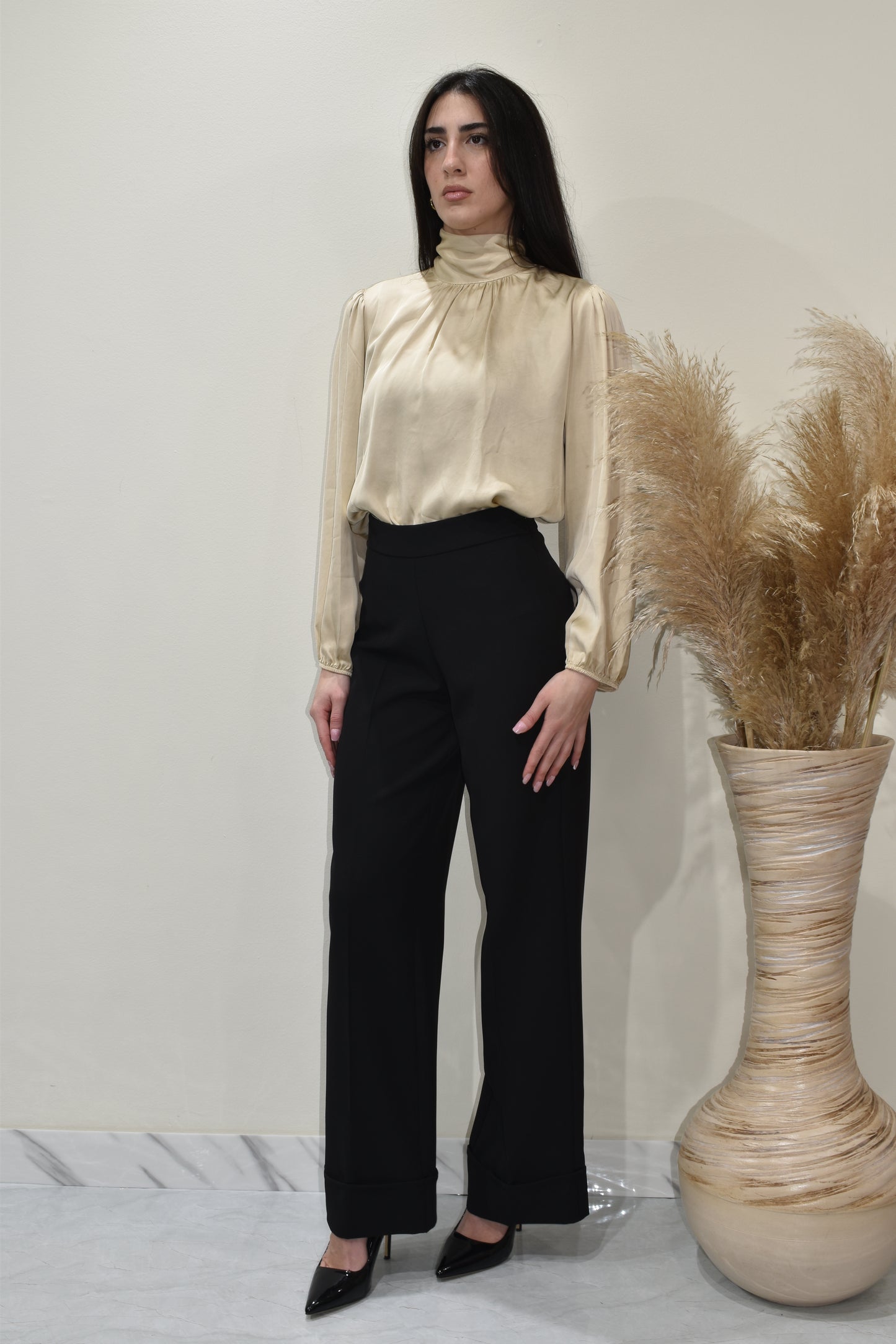 pantalone donna elegante intenso-33l5035