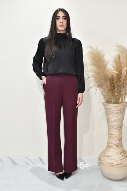 Pantalone Donna Palazzo Elegante Intenso-33L5050