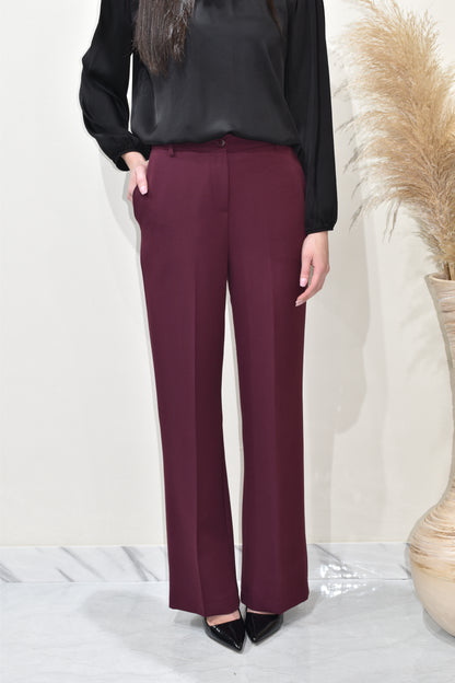 Pantalone Donna Palazzo Elegante Intenso-33L5050