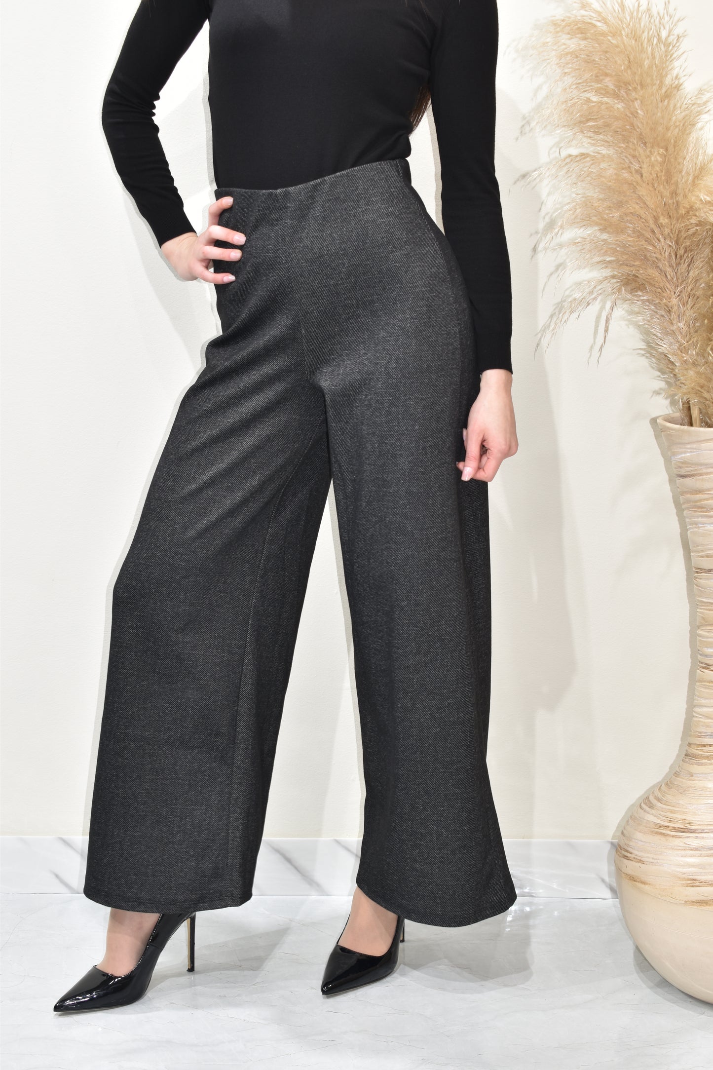 pantalone in lanetta donna-l516100