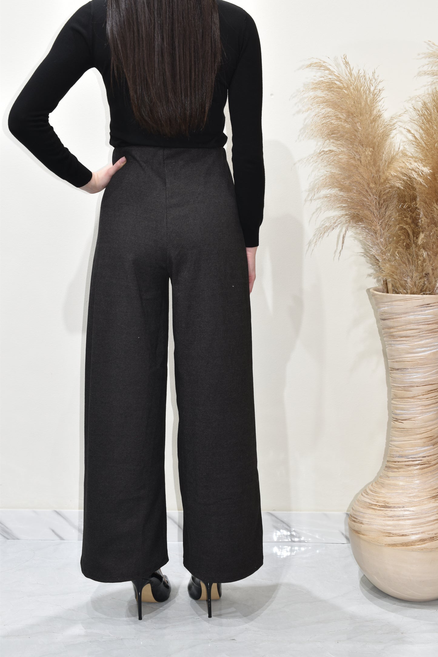 pantalone in lanetta donna-l516100