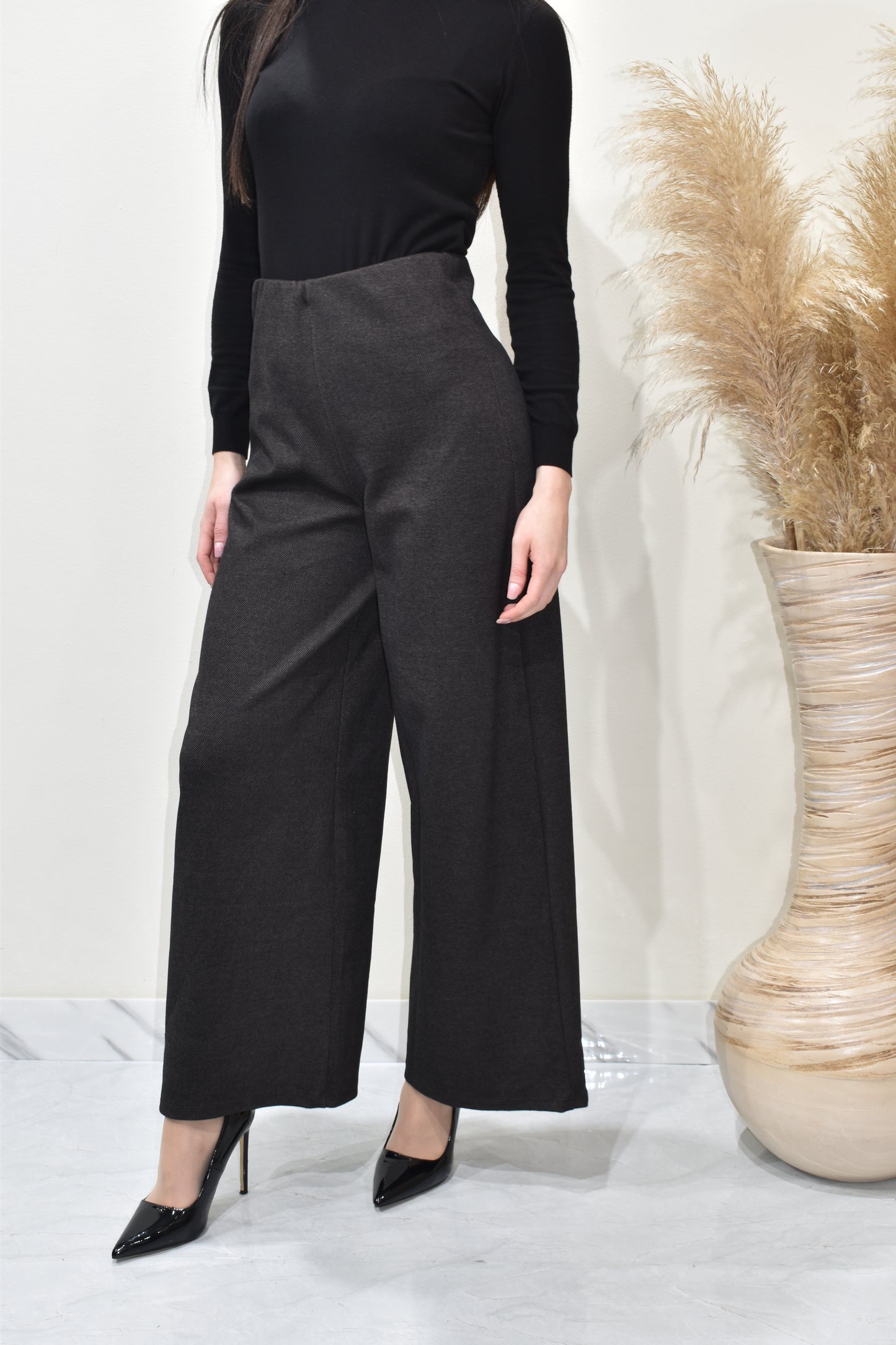 pantalone in lanetta donna-l516100