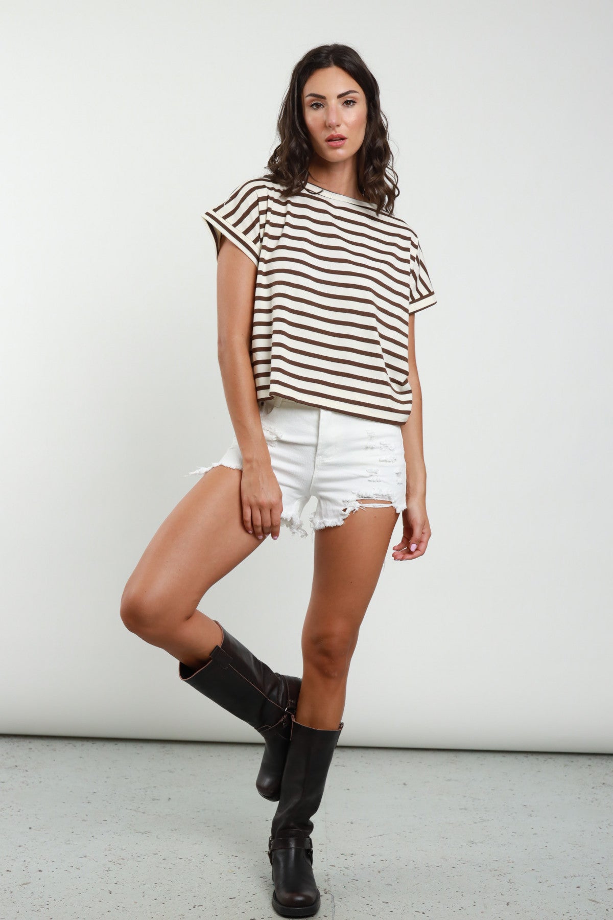 shorts sfrangiato donna susymix-17151