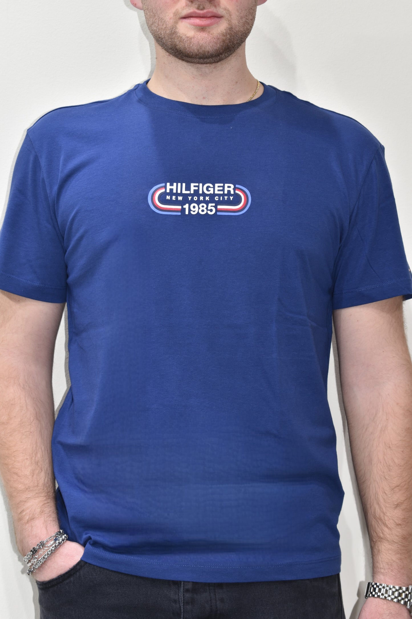 t-shirt uomo tommy hilfiger- mw0mw34429