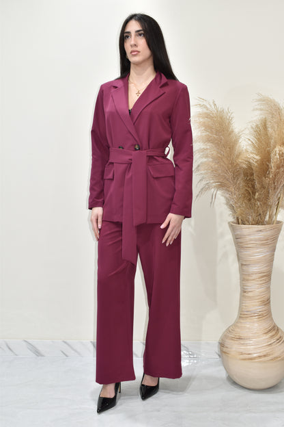 Tailleur Donna Bordeaux-23043U
