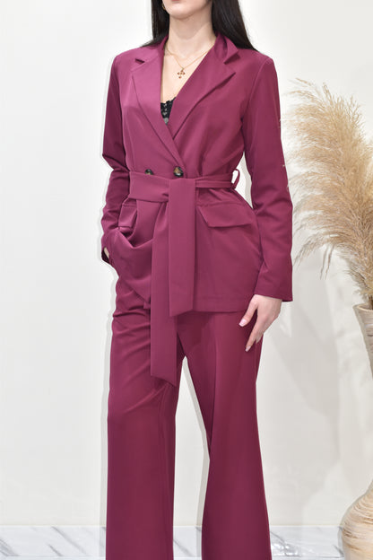 Tailleur Donna Bordeaux-23043U
