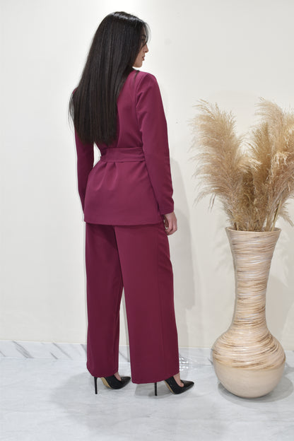 Tailleur Donna Bordeaux-23043U