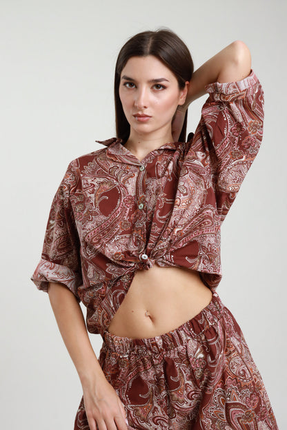 Coordinato Rosso India Donna Susy Mix-265098c