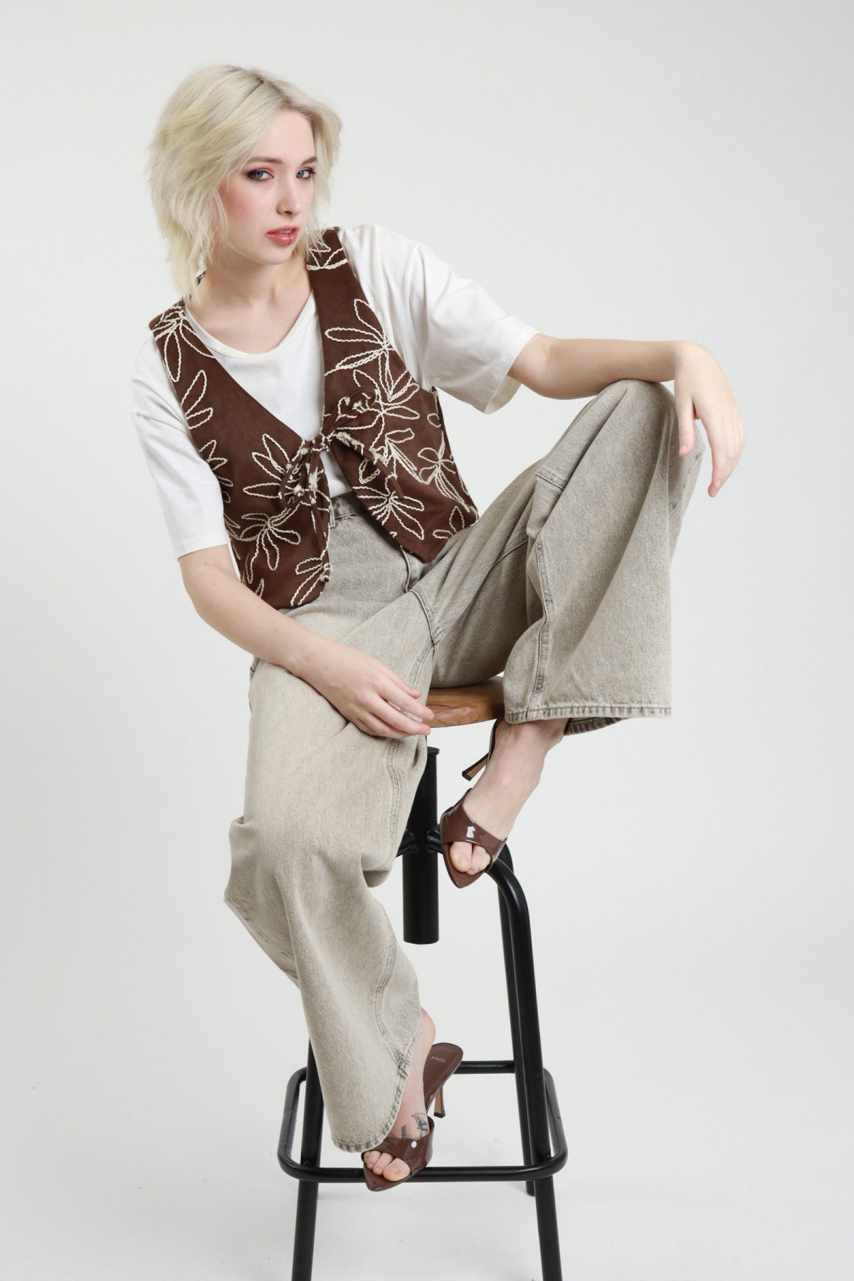 jeans palazzo donna susymix