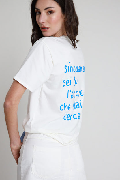 Sinceramente T-Shirt Over Donna Susy Mix-SI245M