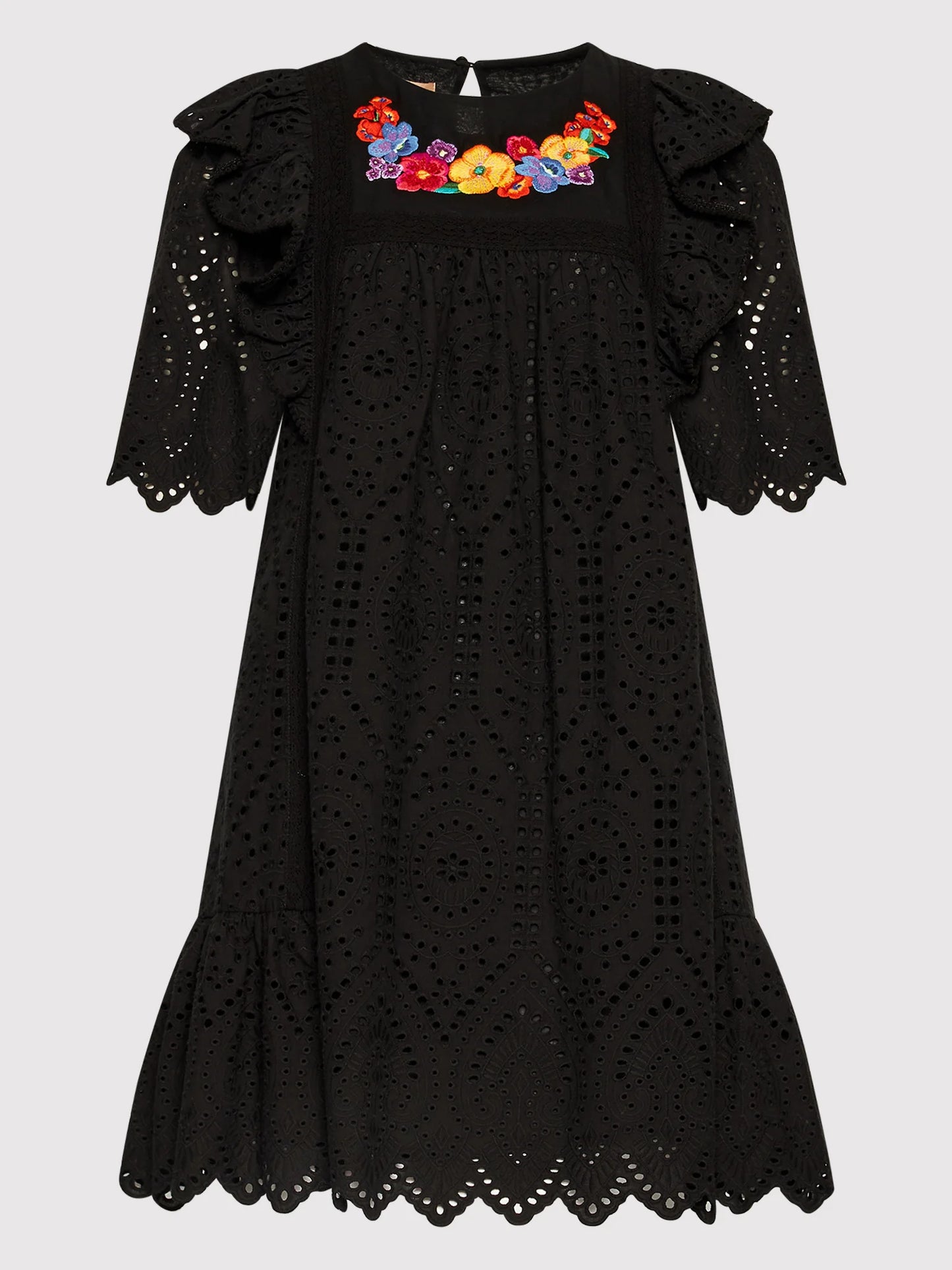 abito in pizzo sangallo donna twinset
